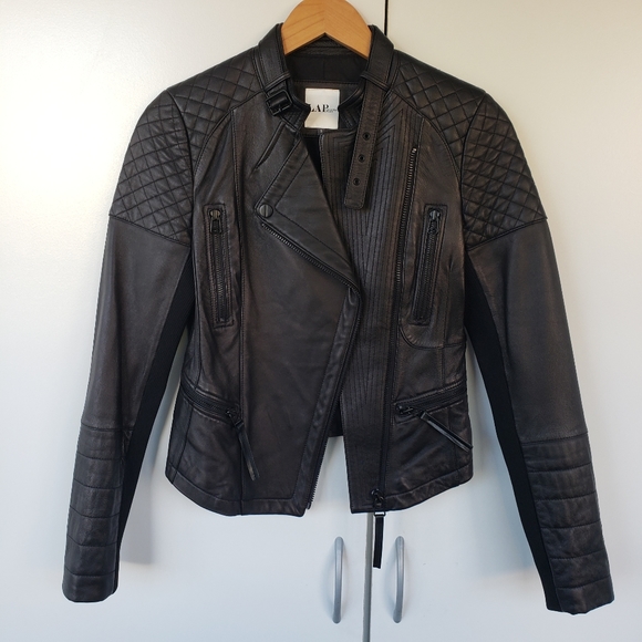 Genuine Lambskin Leather Jacket - Picture 1 of 8